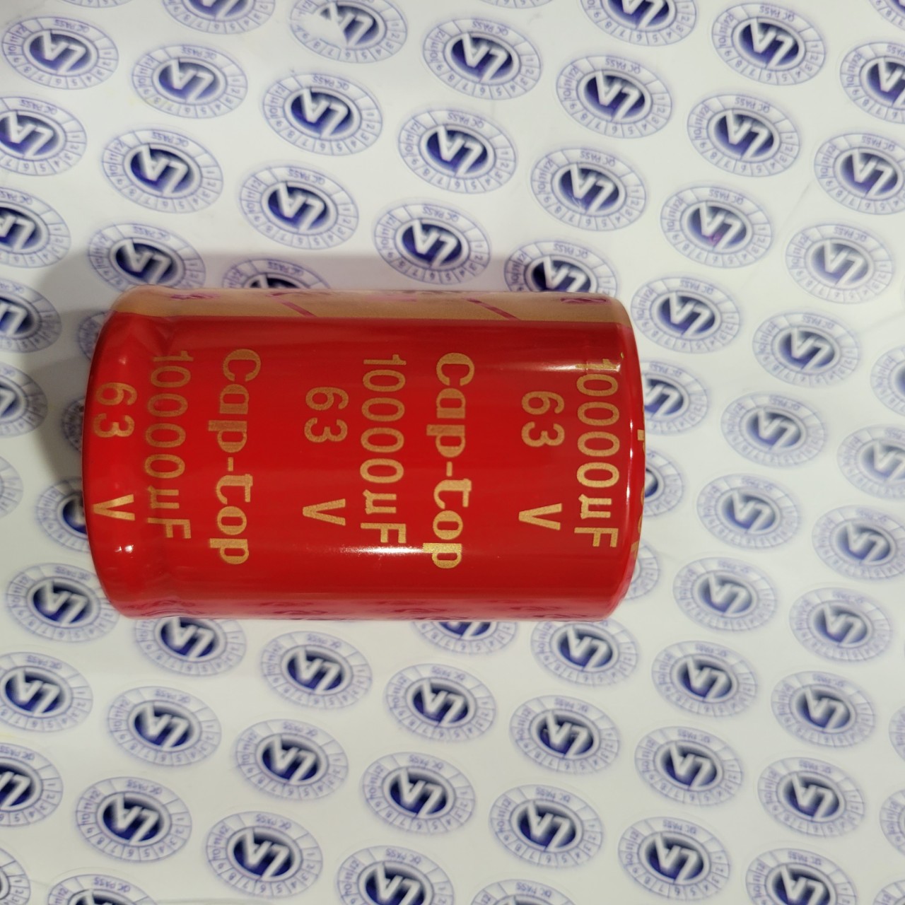 Tụ Lọc Nguồn Ampli 80v 100v 10000 uF Màu ĐỎ