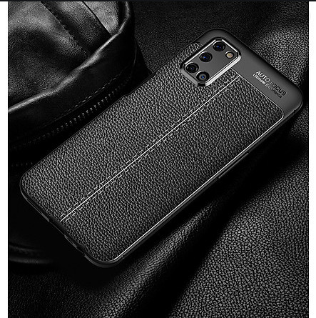 [HCM]Ốp auto giả da đen cho Samsung A32 A52 A72 S21 S21plus S21ultra A12