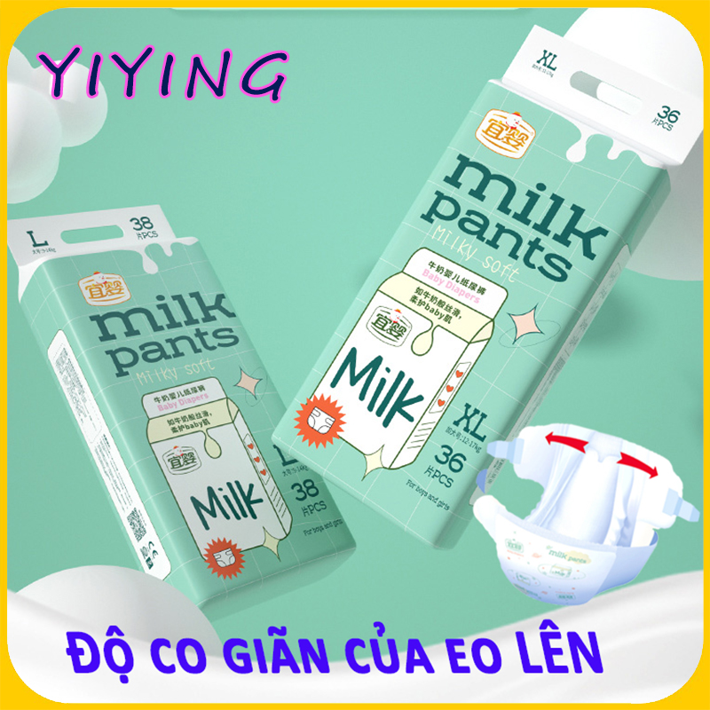 [Nhập RS0822 giảm 30k cho đơn 99k]【YIYING】02 cm dành cho bé Thoáng khí thấm hút- quần sữa nam giới và phụ nữ quần mềm trẻ mới biết đi tã tã khô S56M48L36