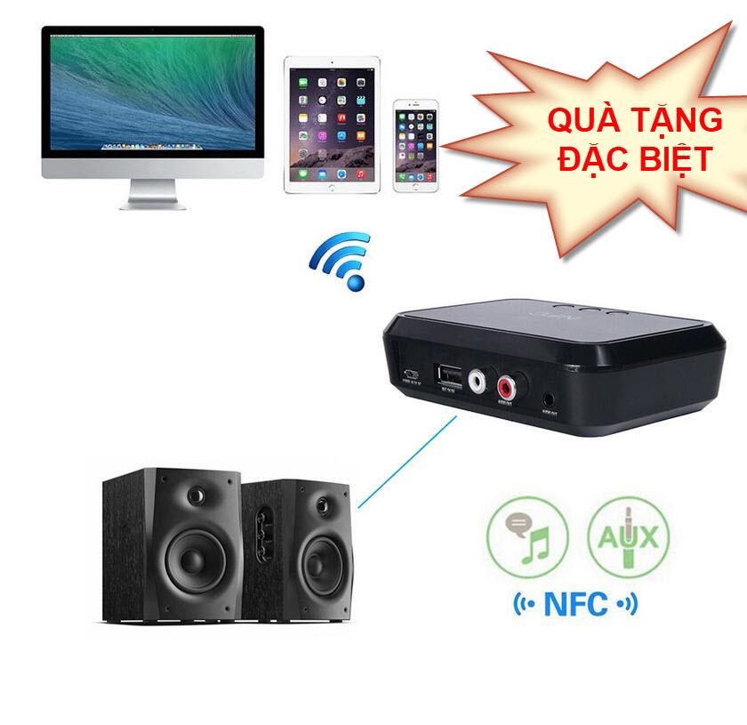QUÀ TẶNG ĐẶC BIỆT - Thiết bị nhận bluetooth cho loa và amply BL-B10 - Bộ thu phát tín hiệu Bluetooth NFC B10