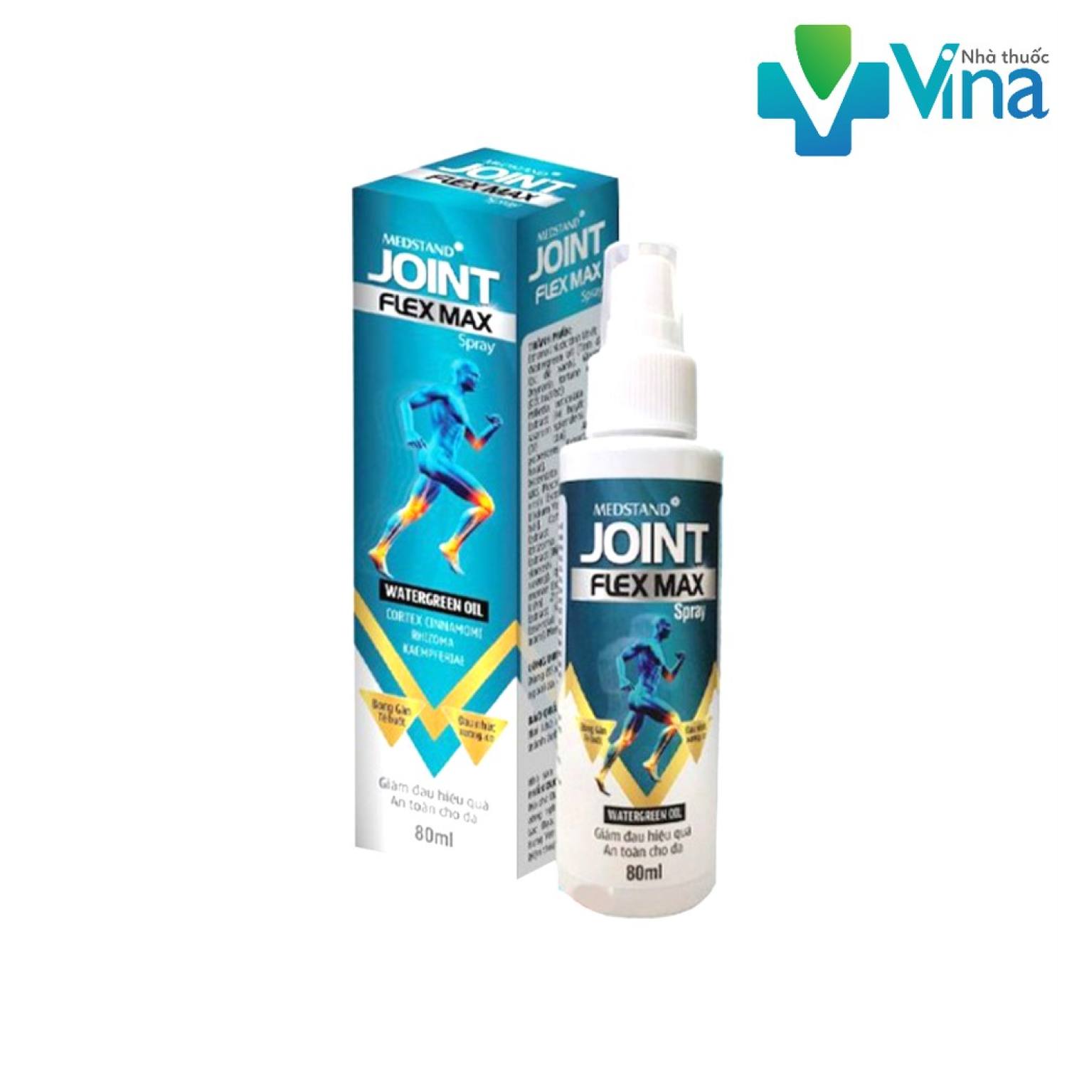 Chai xịt joint flex max spray - giảm đau hiệu quả an toàn cho da 80ml