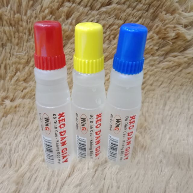 01 chai hồ nước dán giấy winq 30ml/100ml