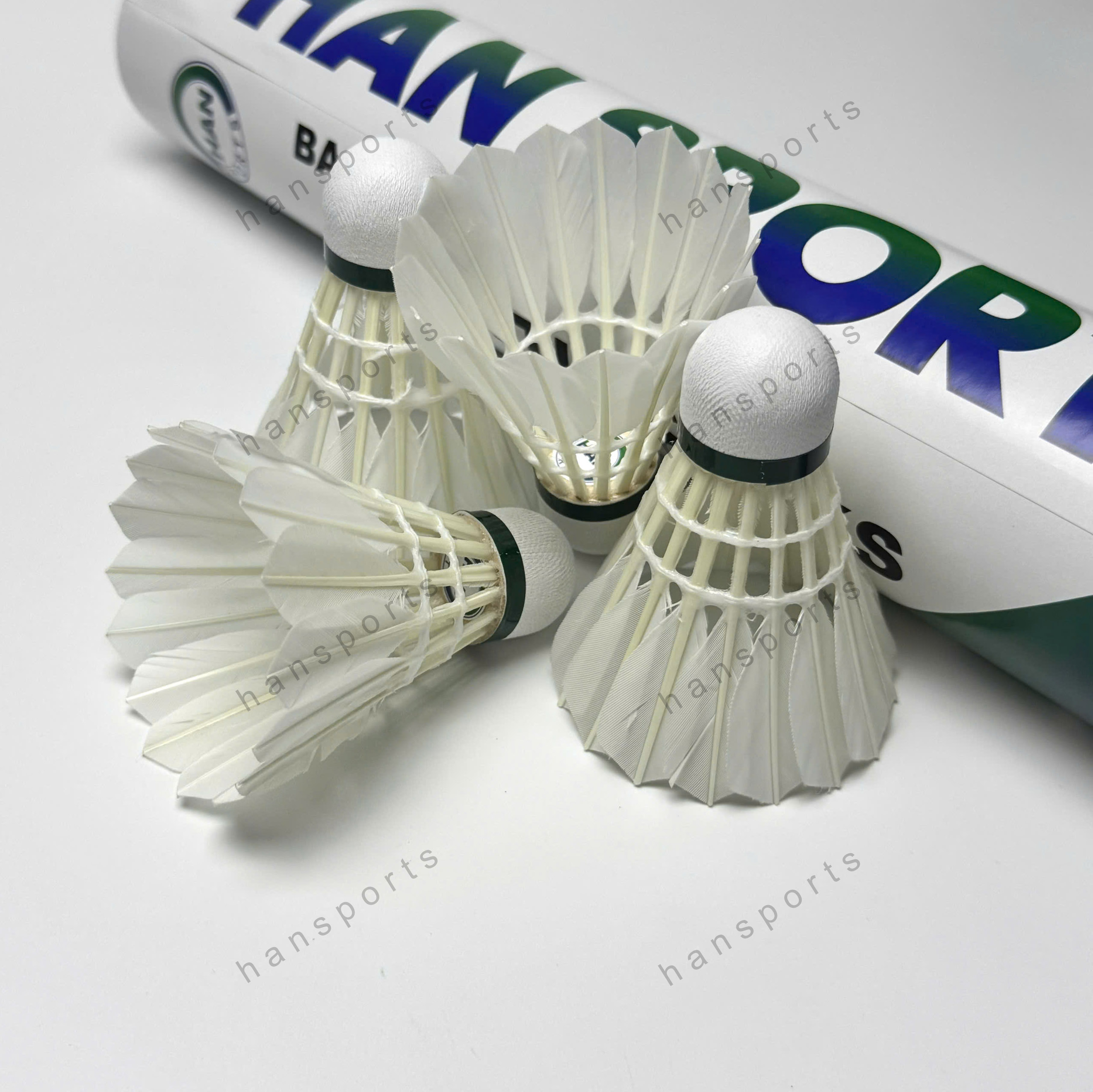 Quả cầu lông HANSPORTS chính hãng, tốc độ 77 đường bay ổn định (12 quả/ống)