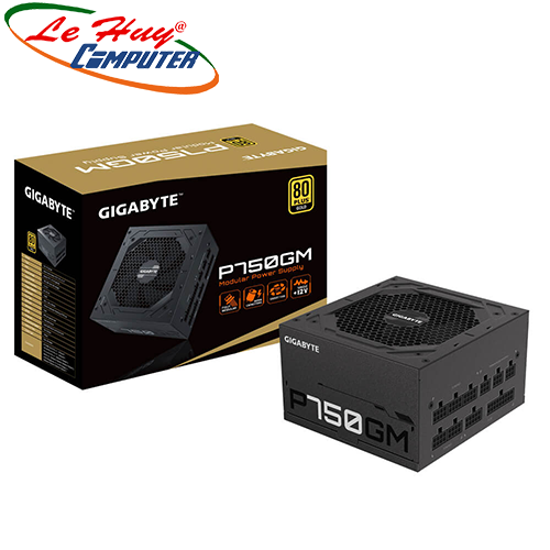 Nguồn máy tính gigabyte gp-p750gm 750w 80+ gold modular