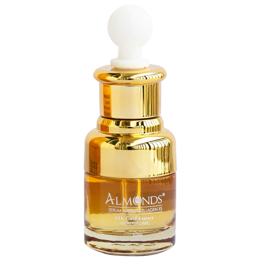 Serum Collagen và vàng 24K dưỡng trắng mờ nám, mờ thâm - Serum Nano Collagen 30ML