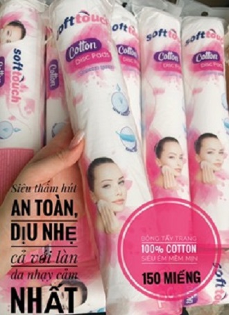 [HCM]Bông Tẩy Trang Soft Touch