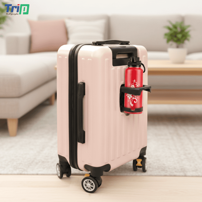 Vali có ngăn đựng laptop nhựa PC chống bể TRIP LUX90S - Bảo hành chính hãng 5 năm