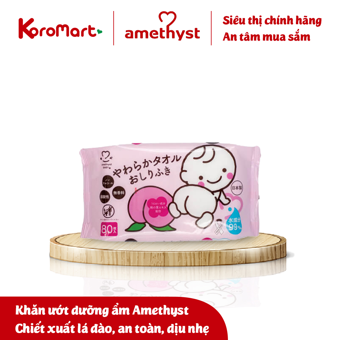Khăn ướt dưỡng ẩm おしりふき, ウェットティッシュ - amethyst nhật bản