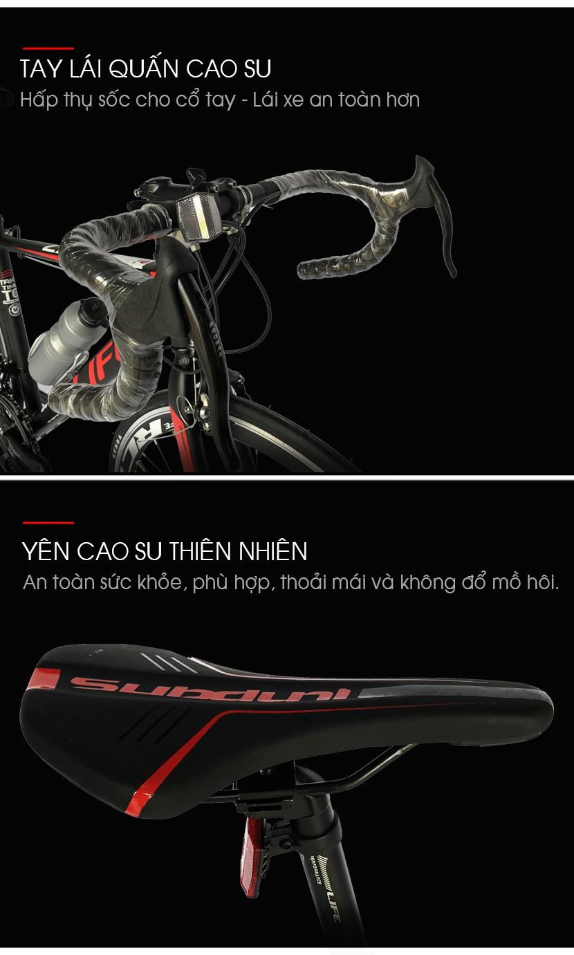Xe Đạp Đua ĐÀI LOAN LIFE SUPER33 khung nhôm siêu nhẹ Shimano 050- 14 tốc Xe Đạp Đua ĐÀI LOAN LIFE SUPER33 khung nhôm siêu nhẹ Shimano 050- 14 tốc