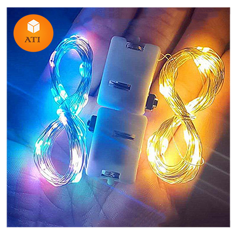 Dây đèn Led dùng pin ,dây đèn đom đóm 2 mét nhấp nháy