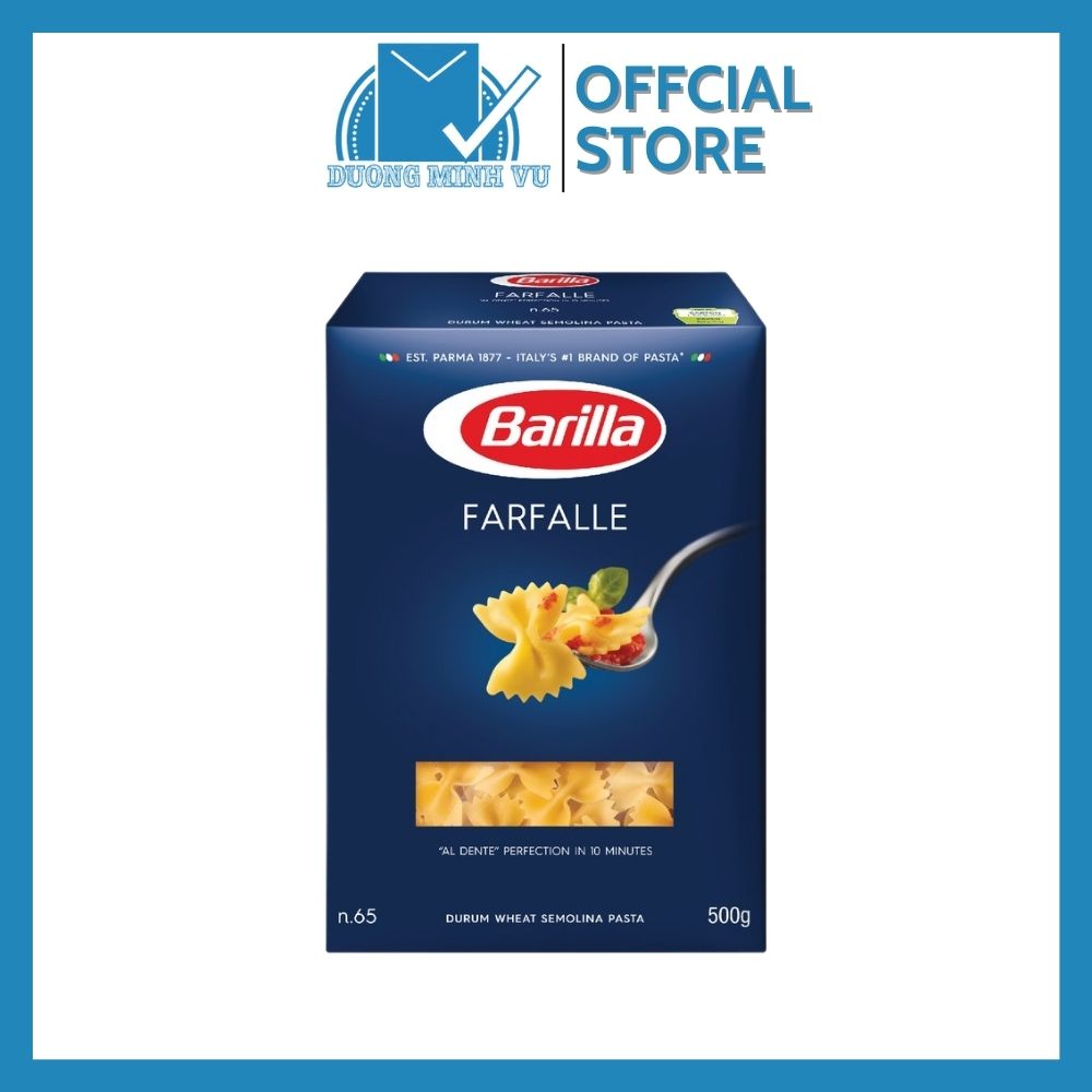 Mì nui số 65 barilla farfalle no.65 500g