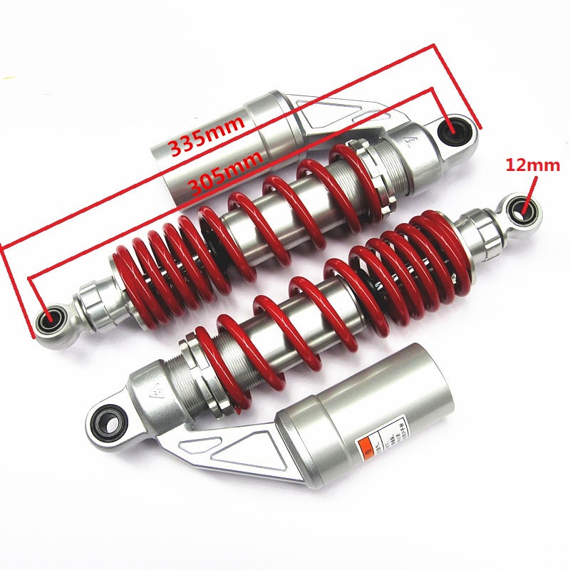 Phuộc sau EN150 Suzuki EN150A EN125 HJ125 và các dòng xe tương ứng Tâm 2 lỗ 30.5cm Nguyên bản