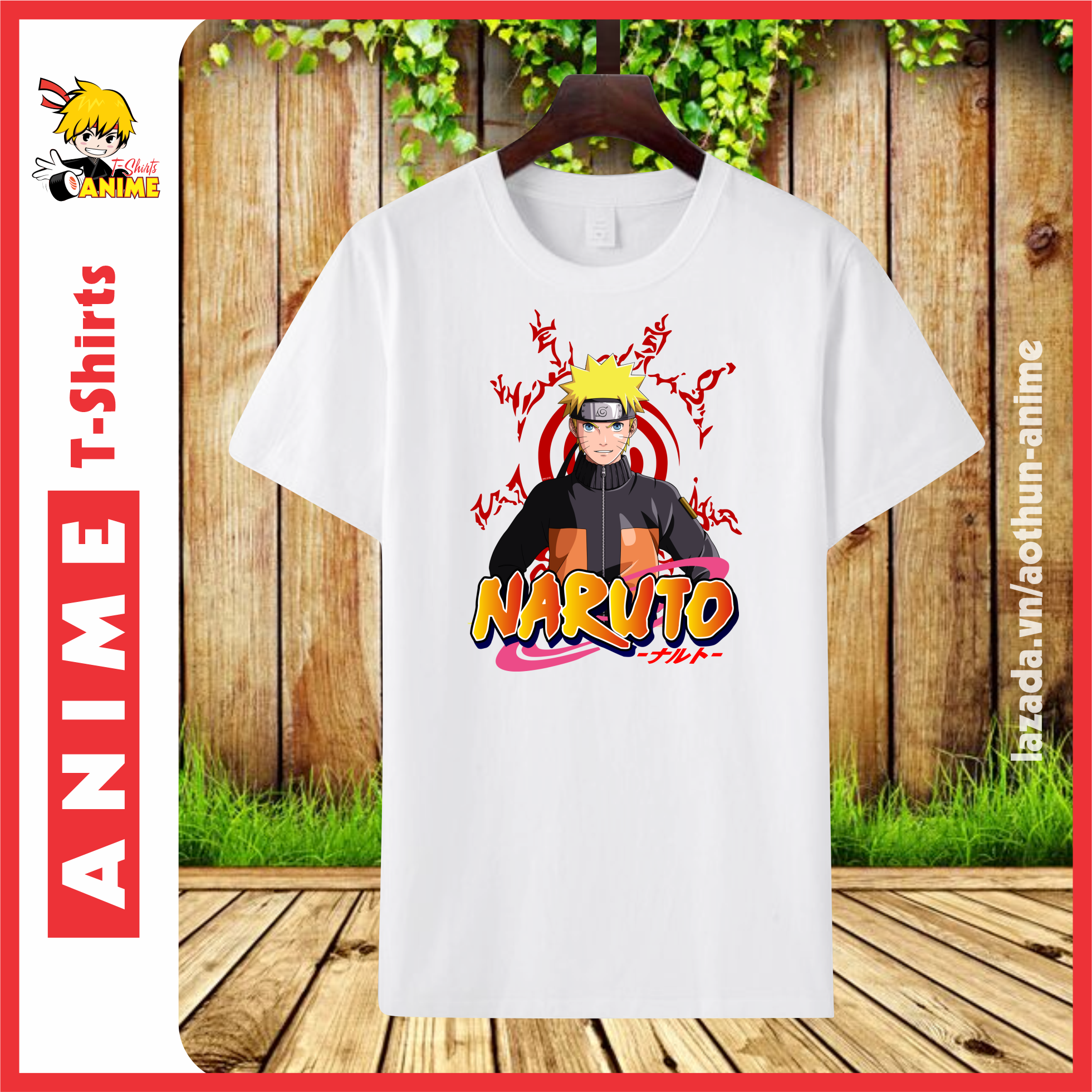 Áo thun Anime in hình Naruto Shippuden
