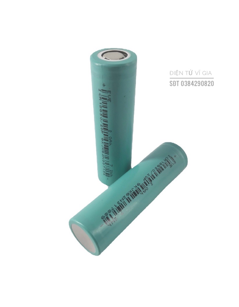 Pin sạc 18650 eve 20p mới dung lượng 2000mah dòng xả cao 20a