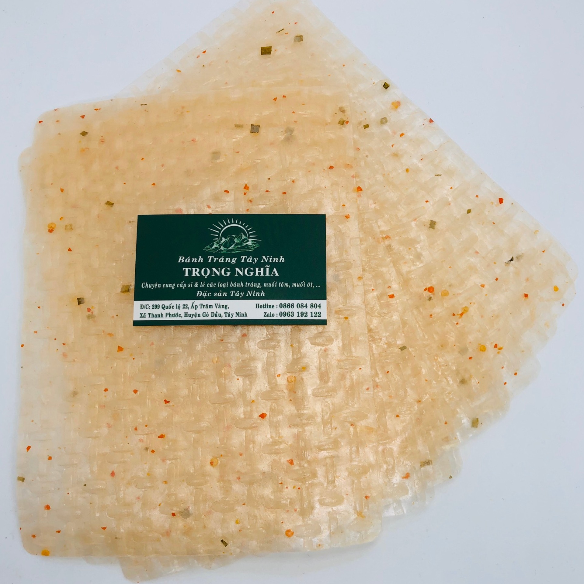 500G Bánh Tráng Ớt Trọng Nghĩa