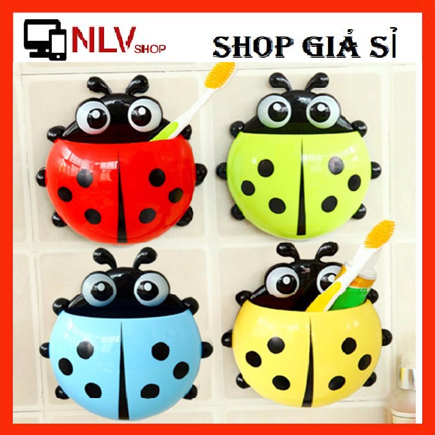Dụng cụ để bàn chải - kem đánh răng hình con bọ