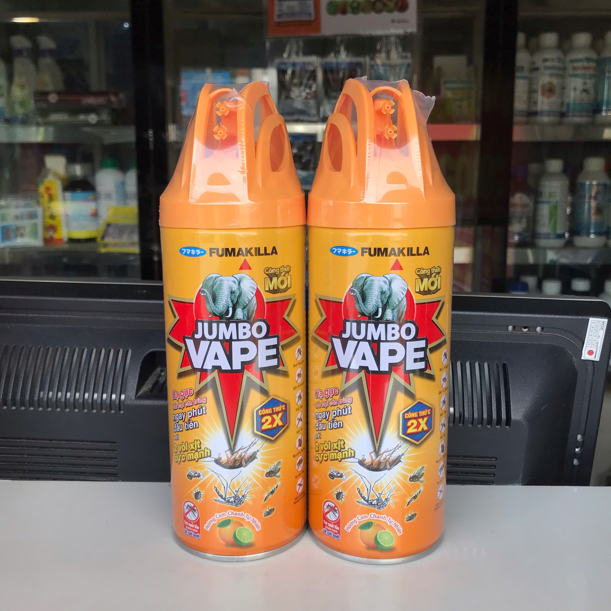 Bình xịt muỗi và côn trùng  jumbo vape G1 hương ngẫu nhiên (Chai 300ml)