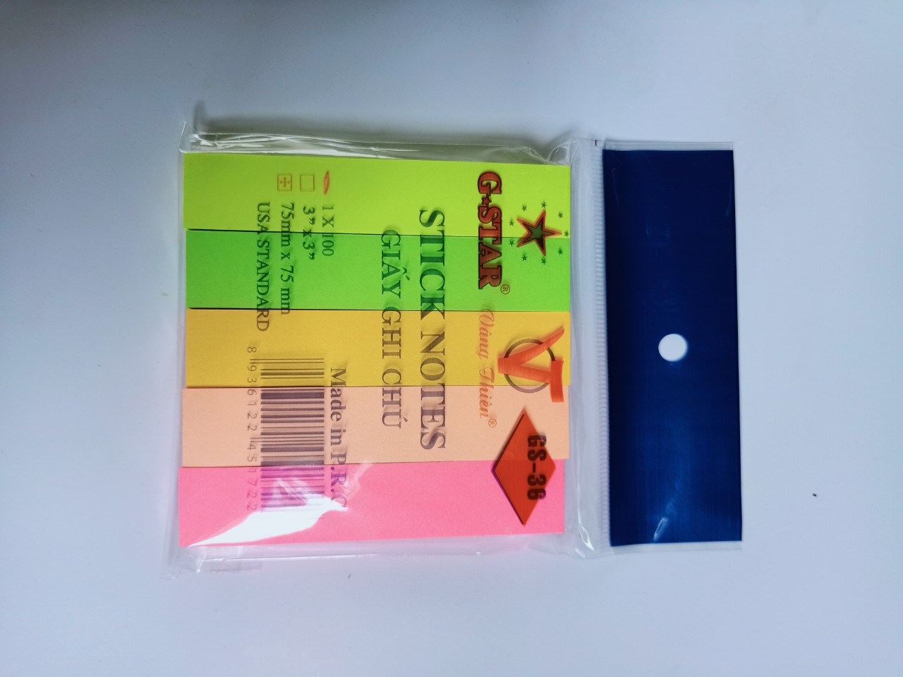 Xấp giấy note gs-36 g-star 5 màu