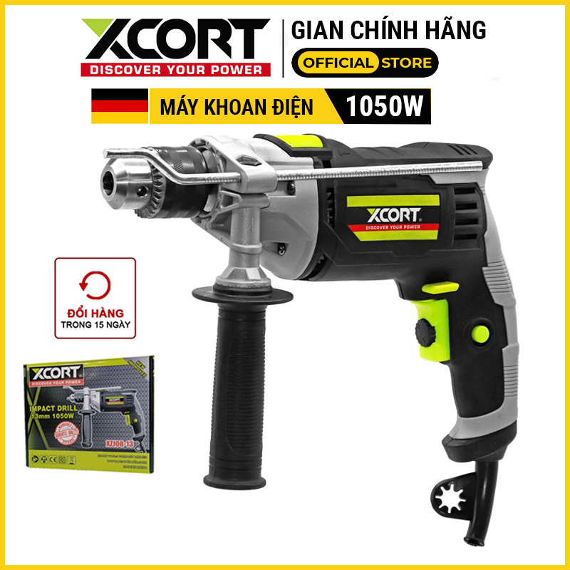 Máy khoan cầm tay - máy khoan điện cầm tay 1000w xcort chính hãng