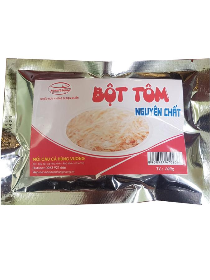 Bột tôm nguyên chất - dùng chuyên câu rô phi, diêu hồng, tra, chim, lăng, trê, chép