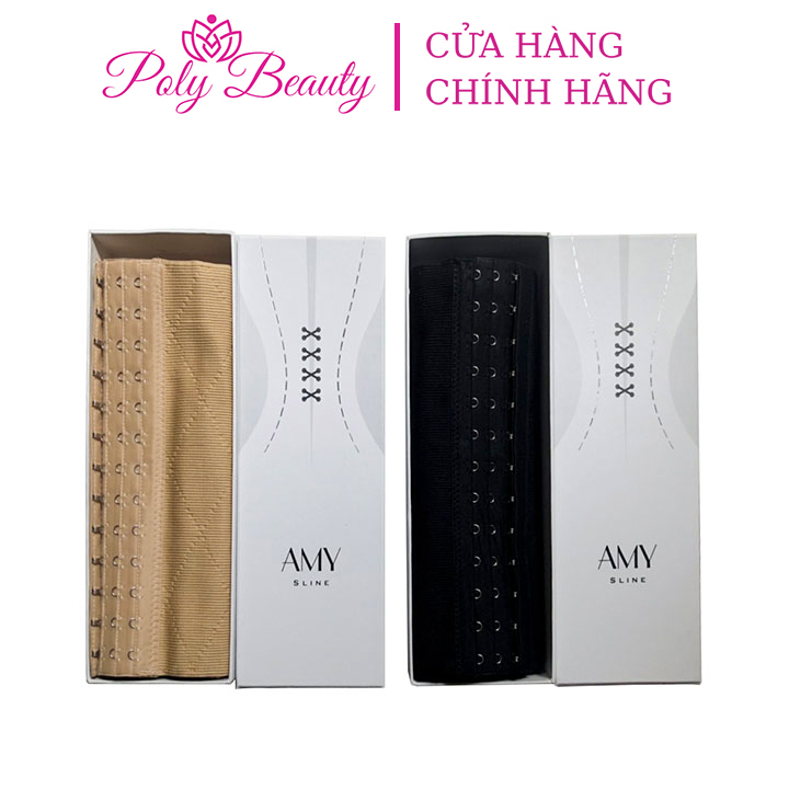 Đai nịt bụng giảm mỡ amy sline chính hãng, gen nịt bụng định hình eo thon gọn sau sinh