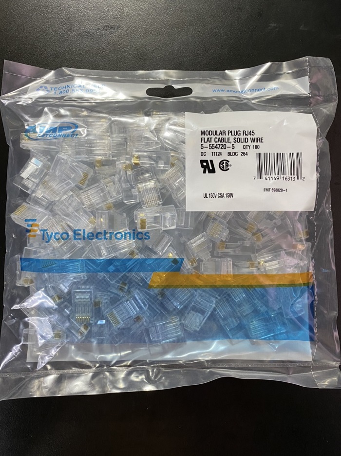 Hạt mạng rj45 Cat6 AMP