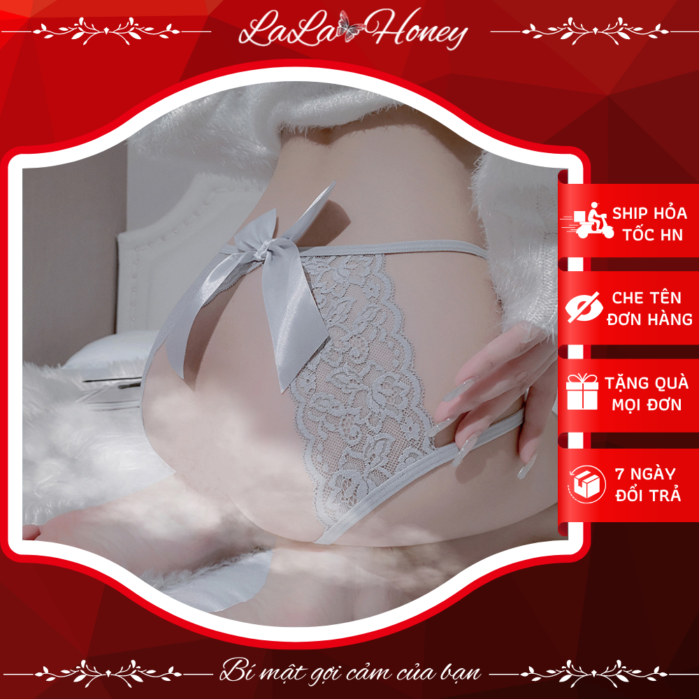 Quần lót lọt khe hở xẻ đáy dây hông sexy nữ, quần xì lọt khe không đáy sexy, quần chip sịp lọt khe sexy nữ - lala honey