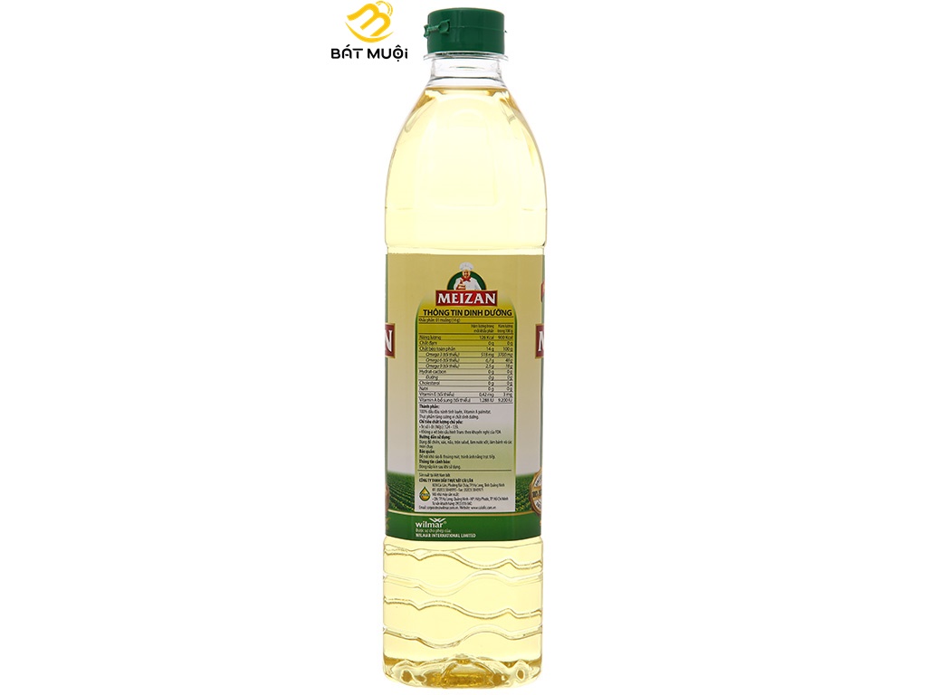 Dầu đậu nành Meizan chai 1 lít - Tạp hóa Bát Muội