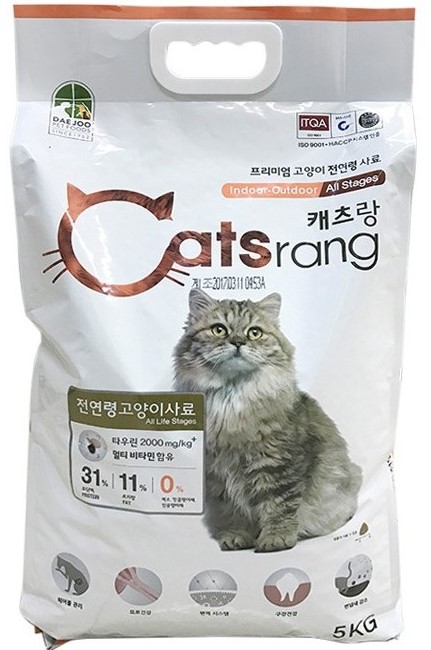 Thức ăn hạt cho mèo mọi lứa tuổi Catsrang Adult 5kg