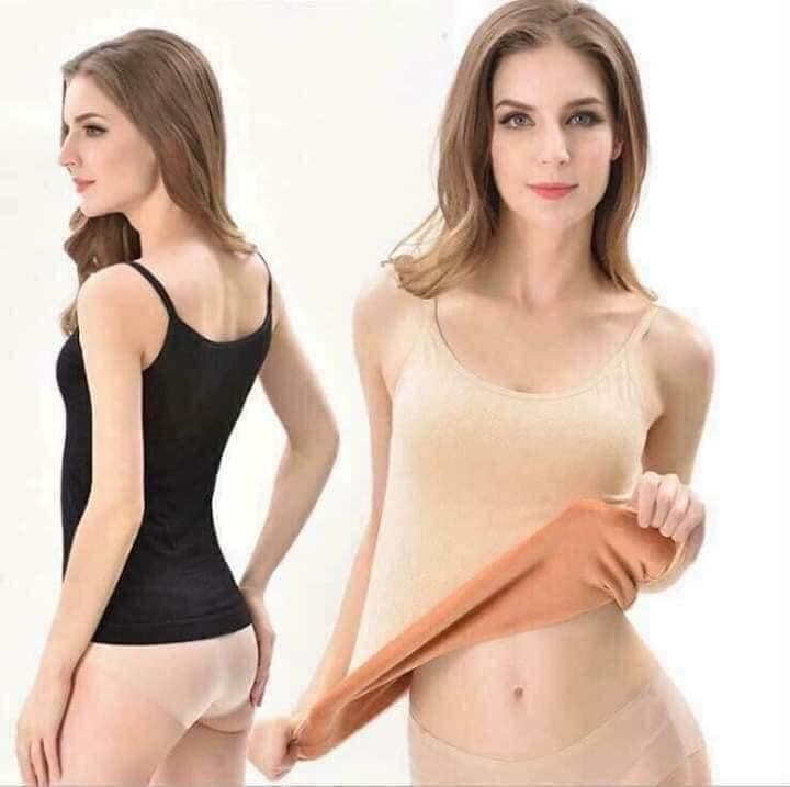 Áo 2 Dây Giữ Nhiệt Lót Lông Siêu ấm ,siêu Co Giãn-Áo 2 dây giữ nhiệt lót lông ấm áp cho chị em, sản phẩm tốt, độ bền cao, cam kết sản phẩm nhận được như hình