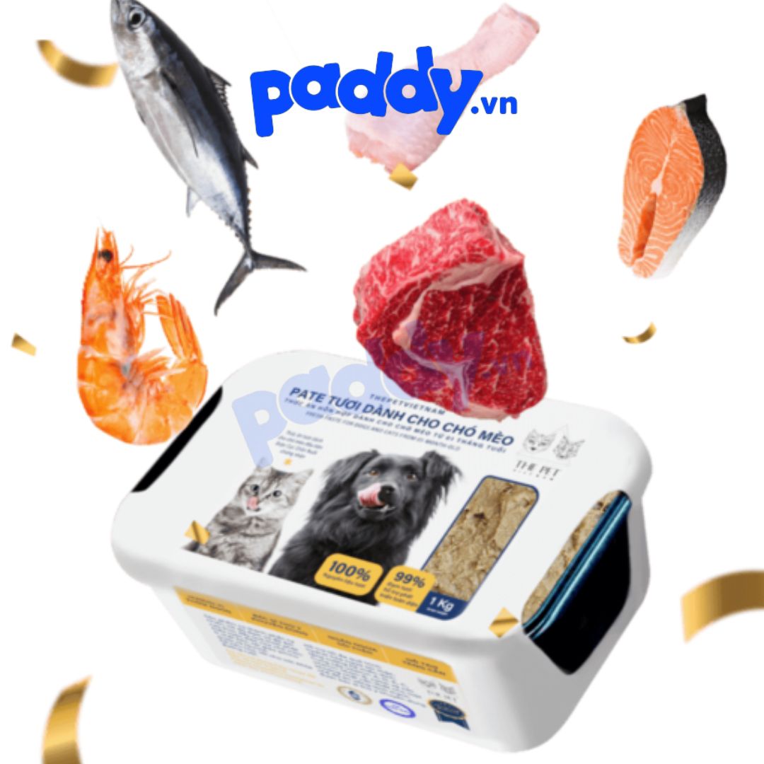 Pate TƯƠI The Pet Cho Chó Mèo Biếng Ăn (Hộp 1kg) - Chỉ Ship HCM Instant 2H