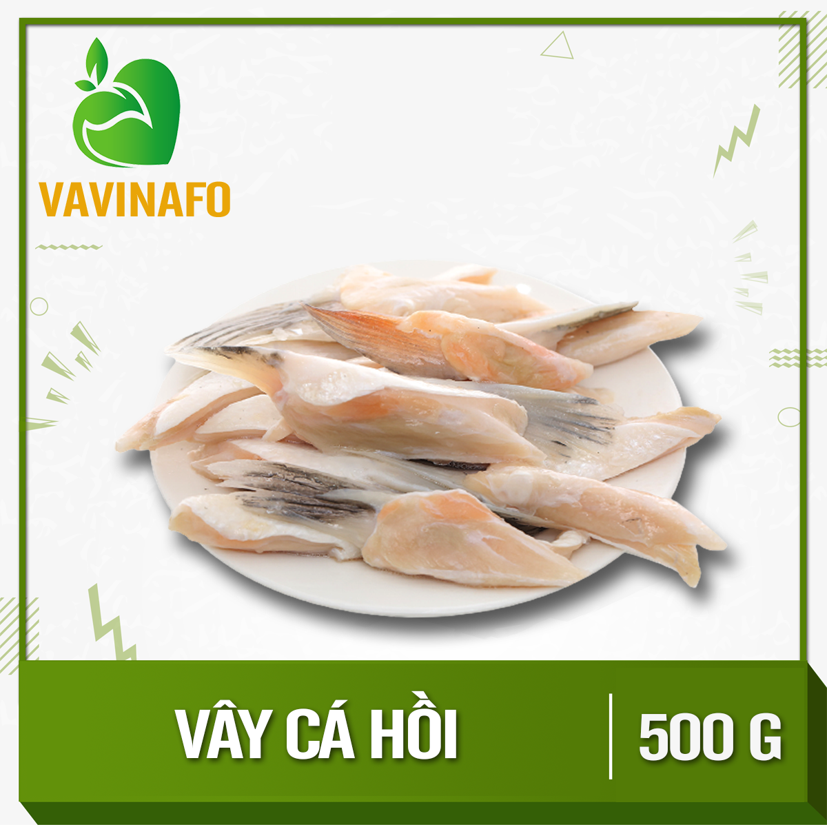 HCM - Vây cá hồi (500g) - Thích hợp với các món chiên giòn, kho, nướng, nấu lẩu - [Giao nhanh TPHCM]