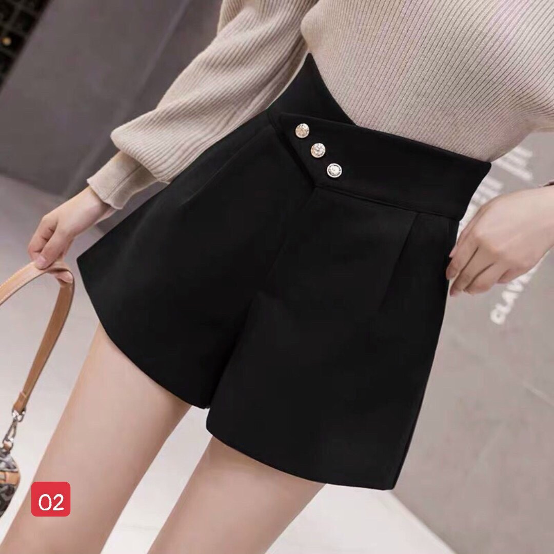 Quần short nữ, quần short vải tuyết mưa mẫu mới thời trang 98store – qtm06