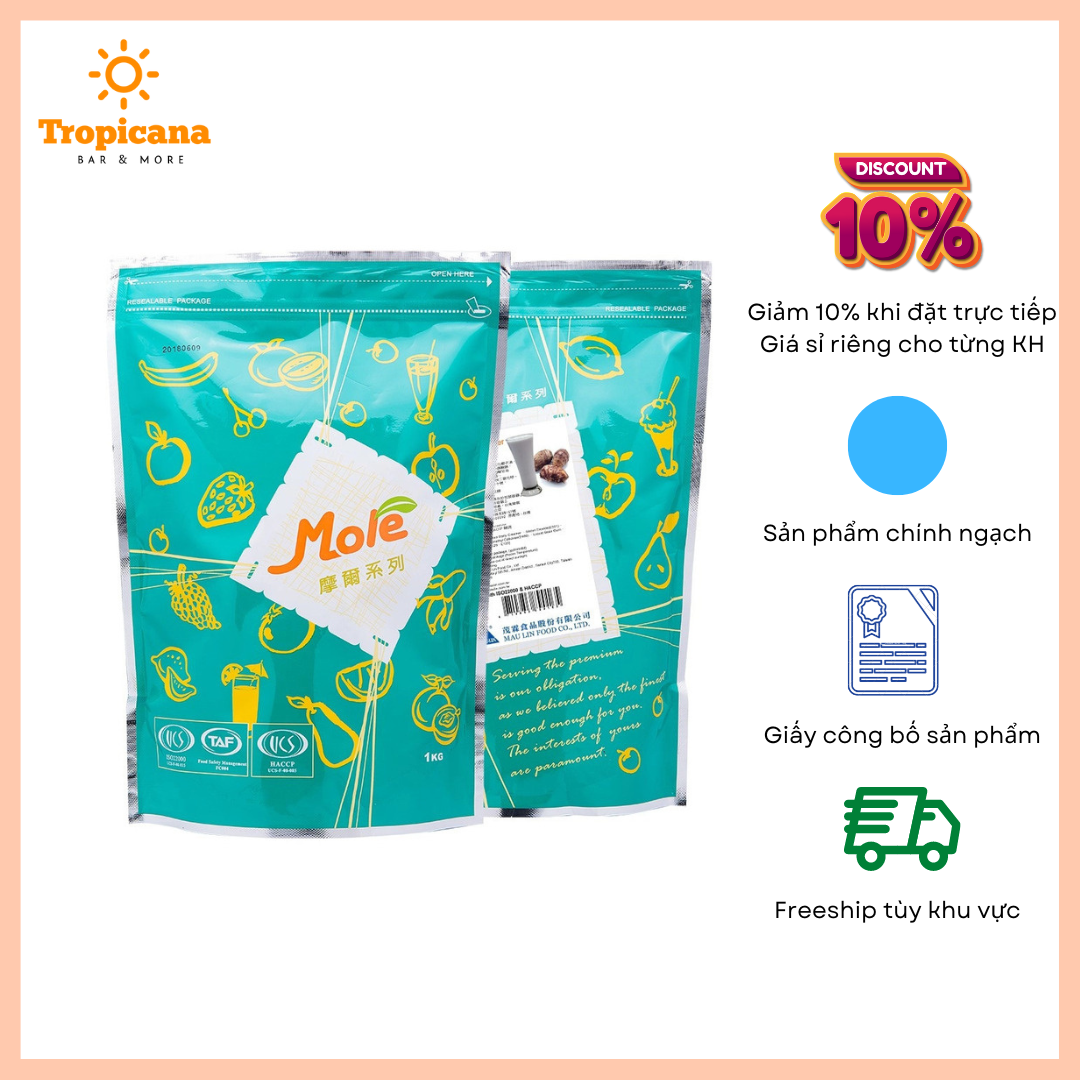 Bột Khoai Môn/Socola Maulin - Bịch 1kg