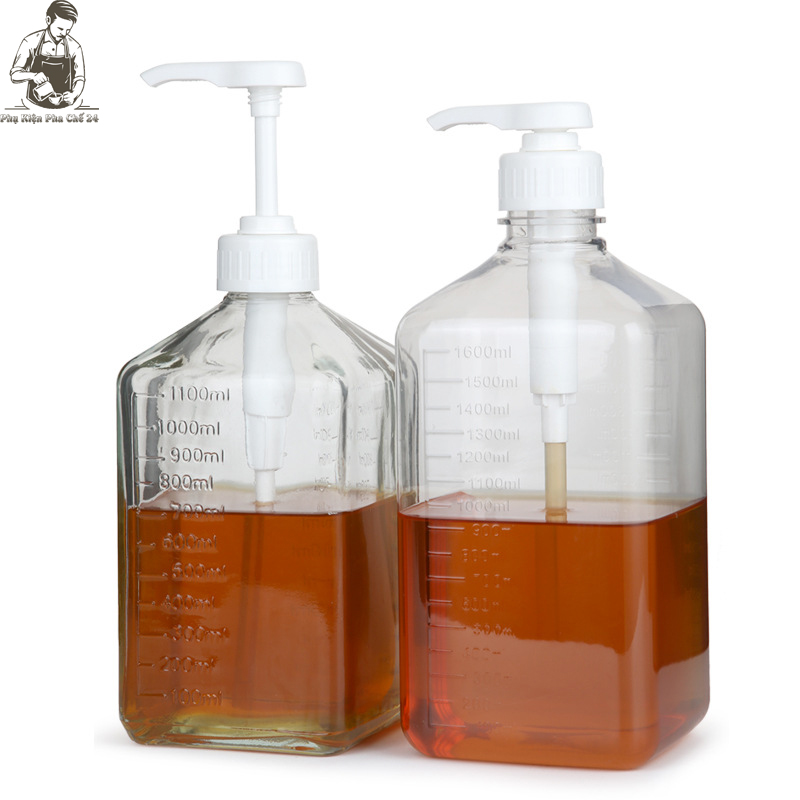Bình bơm siro, bình bơm đường, pump10ml