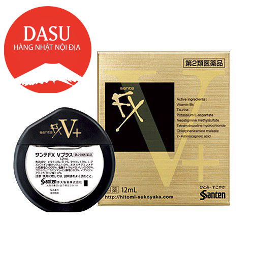 [HCM]NHỎ MẮT SANTE FX NEO VANGF 12ML dành cho mắt loạn thị cận thị Nhật bản