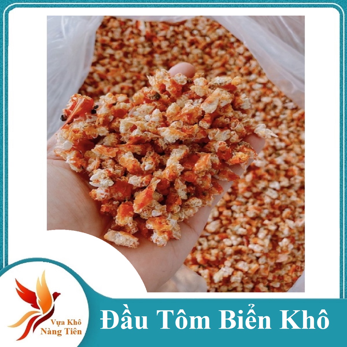 1 KG ĐẦU TÔM BIỂN SẤY KHÔ ĐẶC SẢN CÀ MAU
