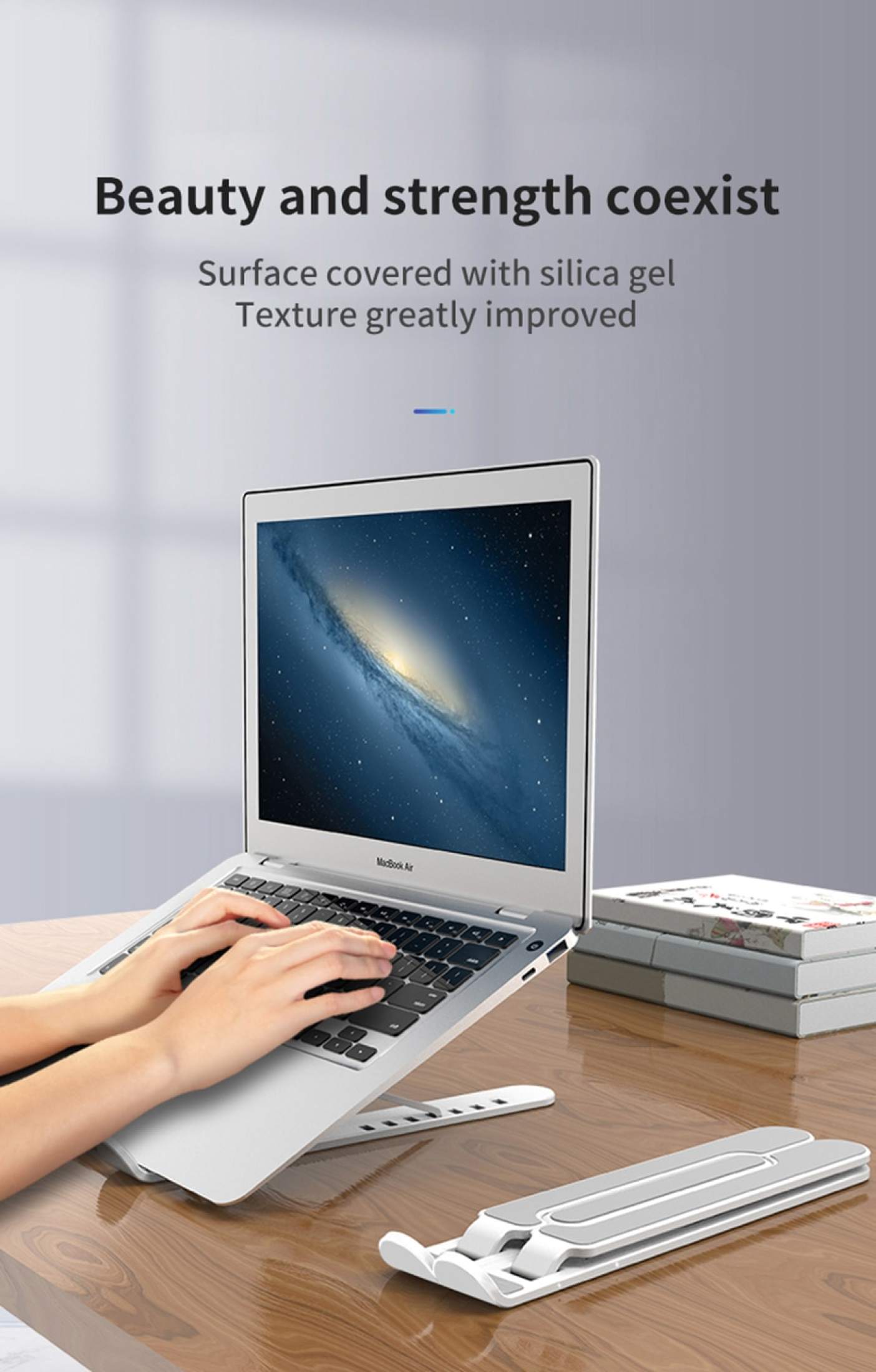 Giá Đỡ Máy Tính Xách Tay, Làm Mát Máy Tính Xách Tay Giá Đỡ Máy Tính Xách Tay, Bàn Kê Laptop Có Thể Gập Lại Đối Với Macbook Pro , Lapdesk Máy Tính PC Máy Tính Xách Tay, Đế Tản Nhiệt