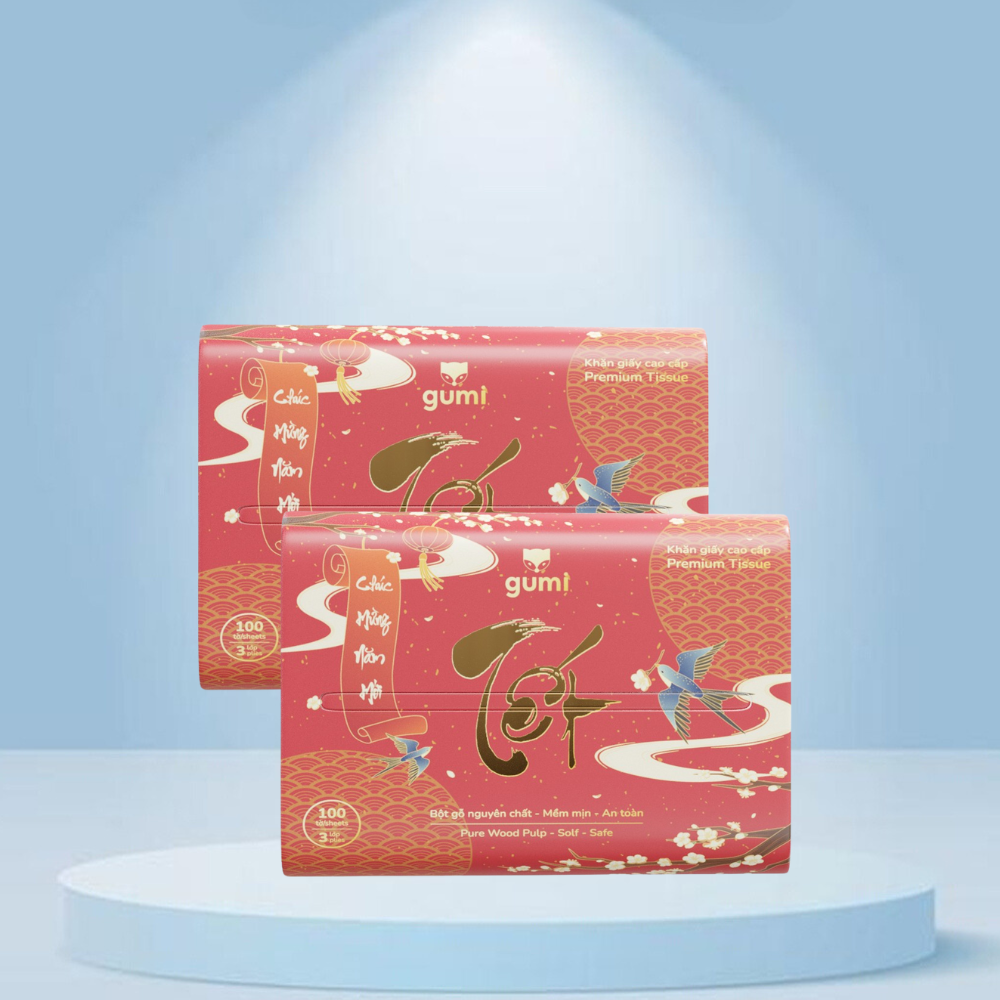 [QT_Family] Combo 2 khăn giấy Gumi