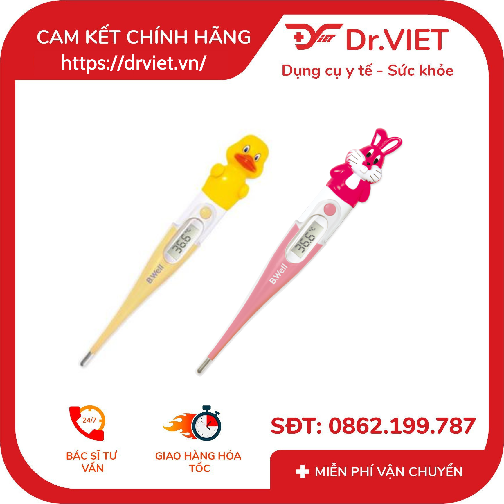 Nhiệt kế điện tử B.Well Swiss WT-06 flex 8 Nhiệt kế điện tử B.Well Swiss WT-06 flex