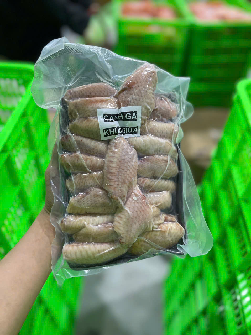Cánh gà khúc giữa 1kg net 7 (GIAO HOA TOC HCM)