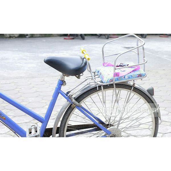 Ghế xe đạp cho bé,ghế xe đạp inox,ghế xe đạp sắt sơn cho bé ngồi đằng sau