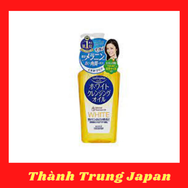 Dầu tẩy trang trắng da Kose Softymo White 230ml Nhật Bản