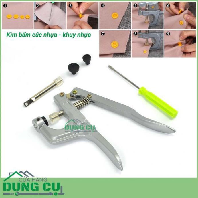 Kìm bấm cúc , kìm dập cúc nhựa