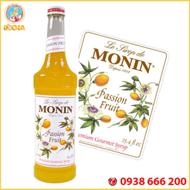 Siro monin chanh dây 700ml - monin passion fruit syrup