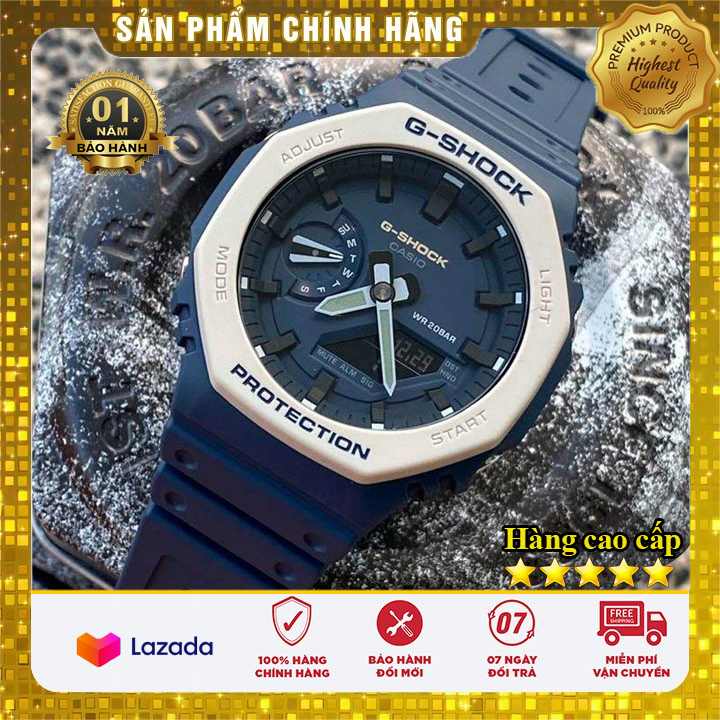 Đồng hồ Casio G-Shock GA-2100 Xanh dương - Phong cách - Đẳng cấp - Đồng hồ P&T [ FreeShip- Hàng cao cấp- Full box ]