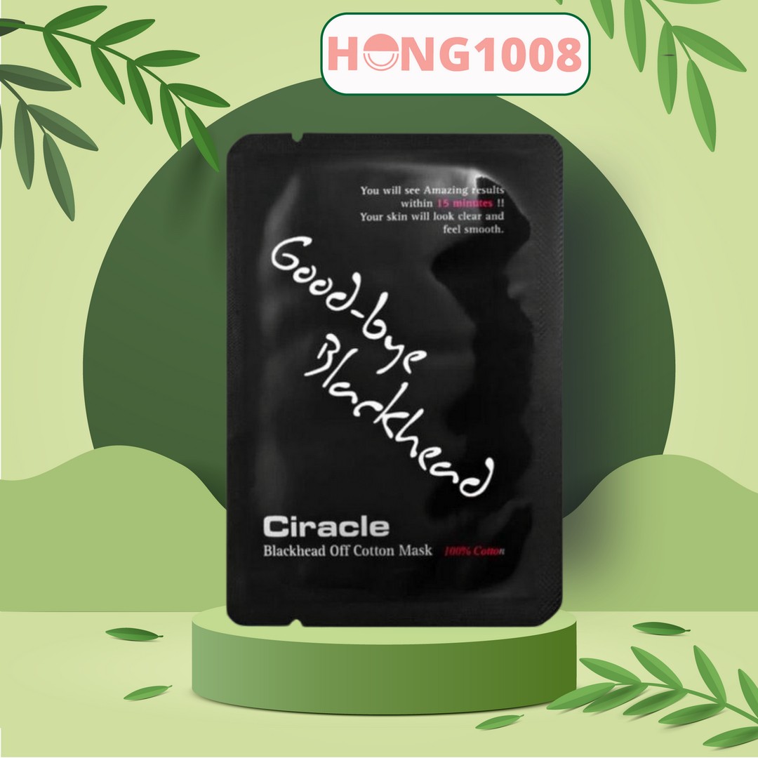 1 Miếng dán Ciracle Goodbye Blackhead - Đẩy mụn đầu đen nhẹ nhàng, hiệu quả shop Hong1008