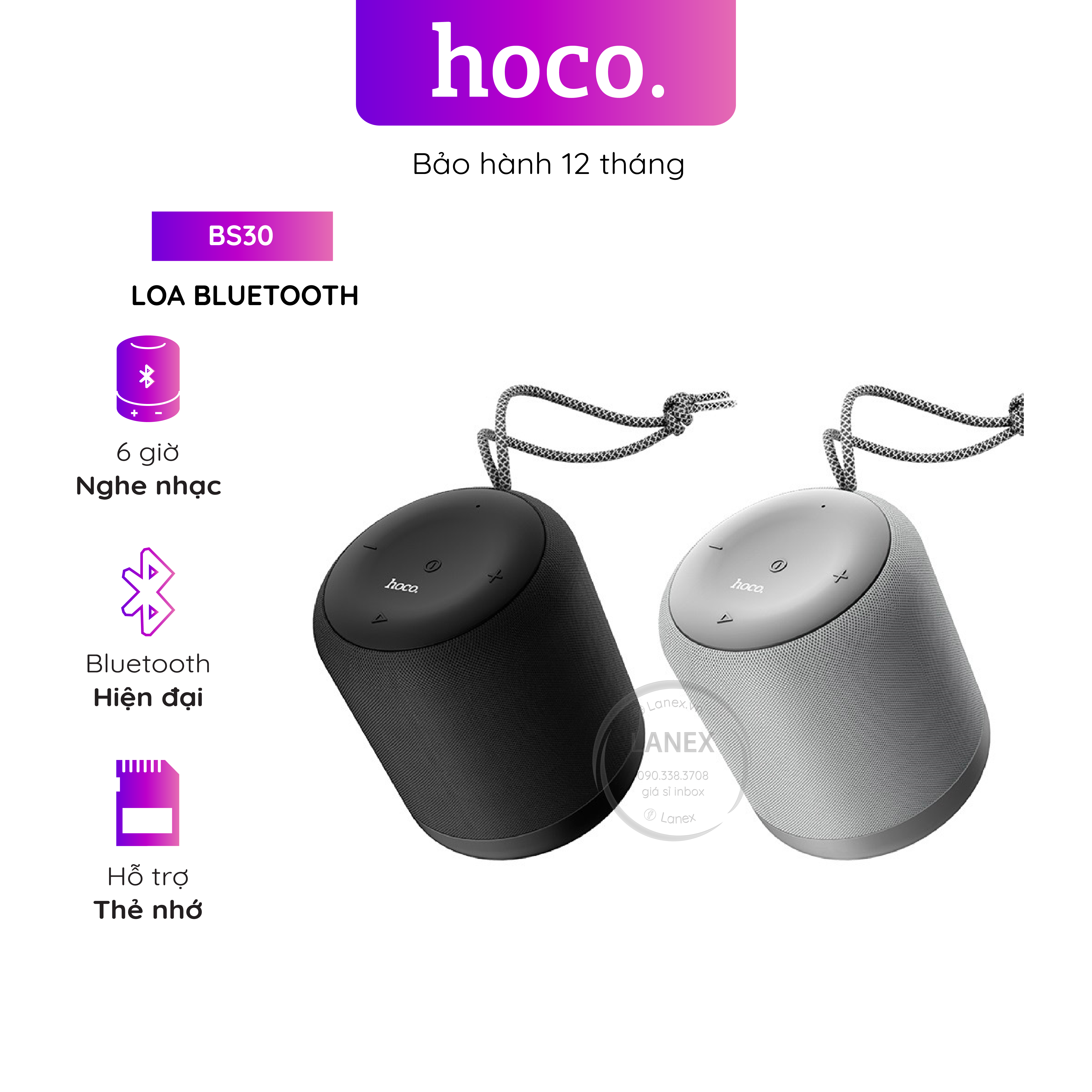 Loa bluetooth hoco bs30 v5.0 5w