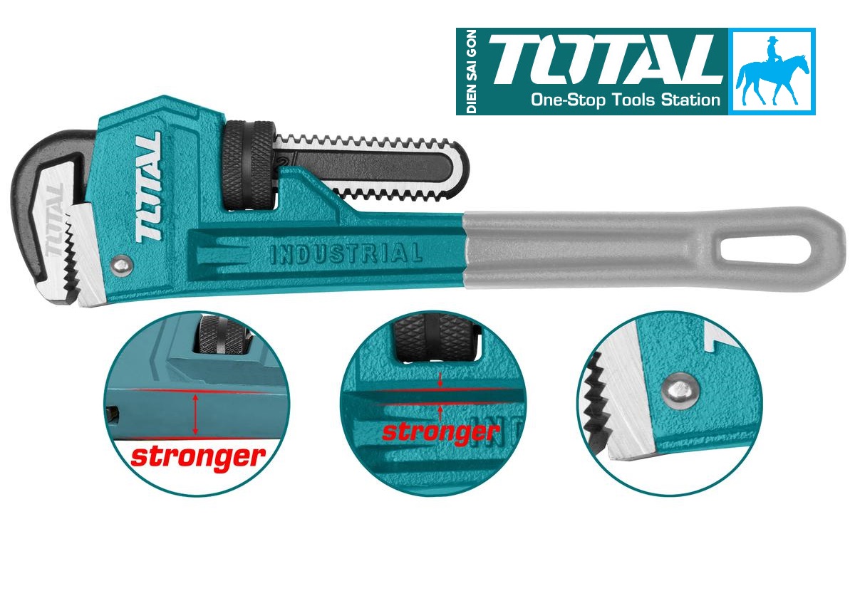 Mỏ lết răng 250mm 10inch Total THT171006