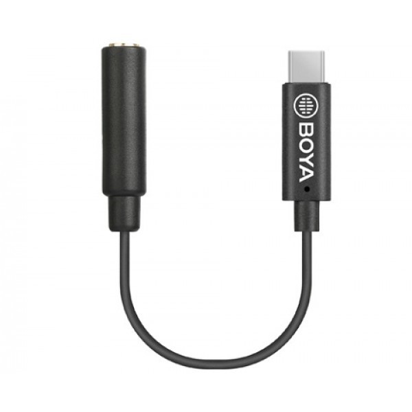 Cáp chuyển đổi cổng 3.5mm trrs sang type-c cho android boya by-k4